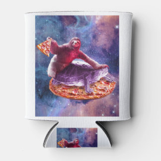 Trippy Space Sloth Turtle - Sloth Pizza Dosenkühler