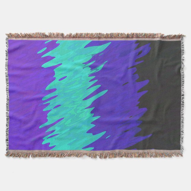 Trippy-Squiggg-Abstrakt-Alexigender-Pride-Flag Decke (Vorderseite)