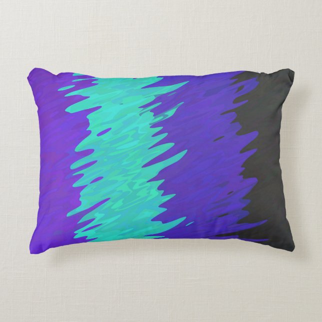 Trippy-Squiggg-Abstrakt-Alexigender-Pride-Flag Dekokissen (Vorderseite)