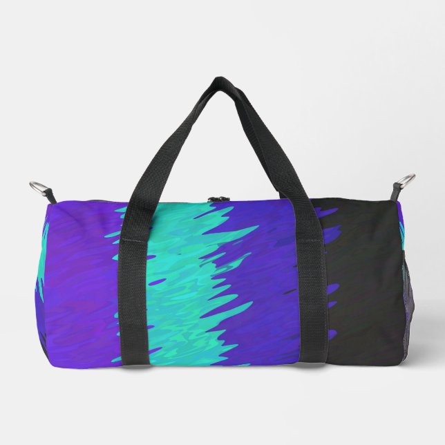 Trippy-Squiggg-Abstrakt-Alexigender-Pride-Flag Duffle Bag (Vorderseite)
