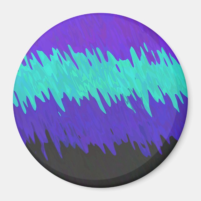Trippy-Squiggg-Abstrakt-Alexigender-Pride-Flag Magnet (Vorne)