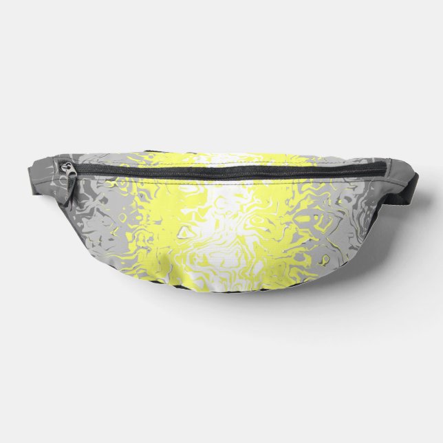 Trippy Squiggg Abstrakt Demigender Pride Flag Bauchtasche (Ablage )