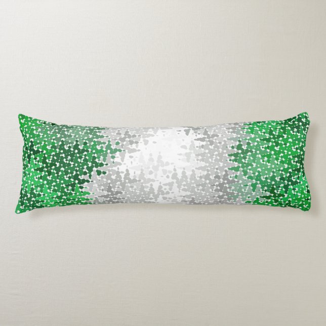Trippy Squiggg Abstrakt Grayromantic Pride Flag Seitenschläferkissen (Vorderseite)