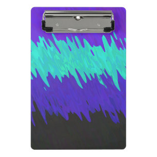 Trippy Squiggly Abstract Alexigender Stolzflagge Mini Klemmbrett