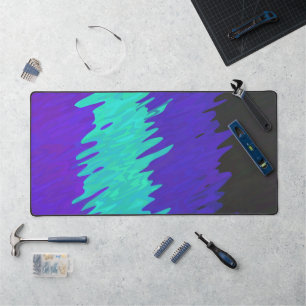 Trippy Squiggly Abstract Alexigender Stolzflagge Schreibtischunterlage