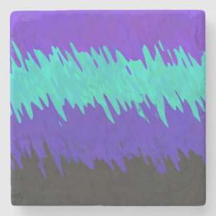Trippy Squiggly Abstract Alexigender Stolzflagge Steinuntersetzer
