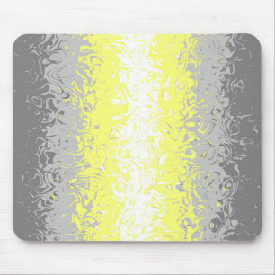 Trippy Squiggly Abstrakte Demigender-Stolzflagge Mousepad