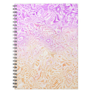 Trippy Squiggly Boho Abstrakte Trixic Pride Flagge Notizblock