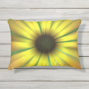 Trippy Sunflower 12 X16 Kissen Für Draußen