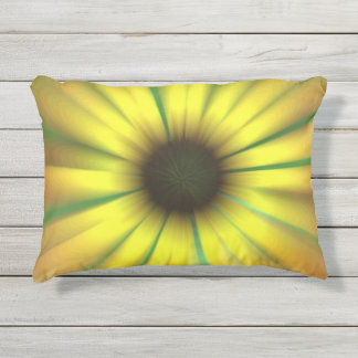 Trippy Sunflower 12 X16 Kissen Für Draußen