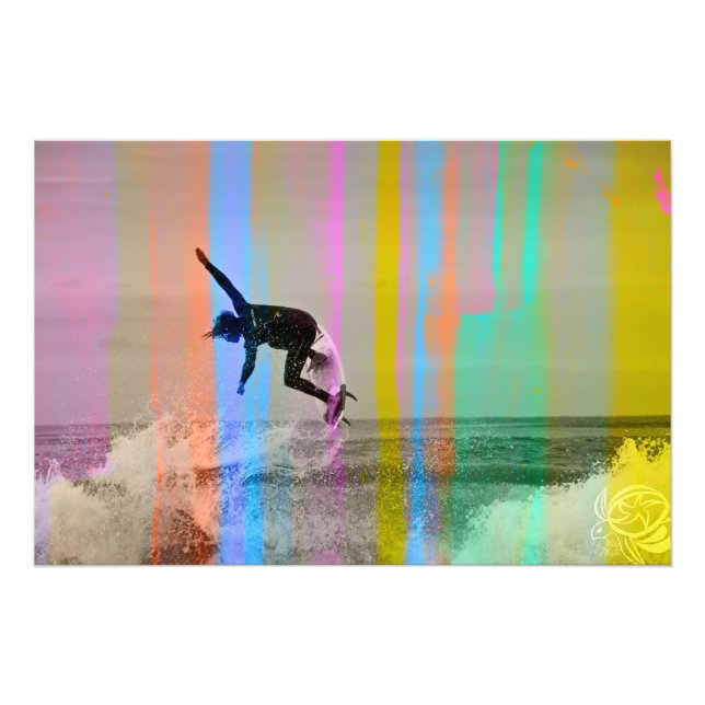 Trippy surf 1 fotodruck (Vorne)