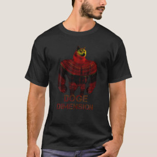 Trippy Swole Doge Dimension Drittes Auge Psychedel T-Shirt