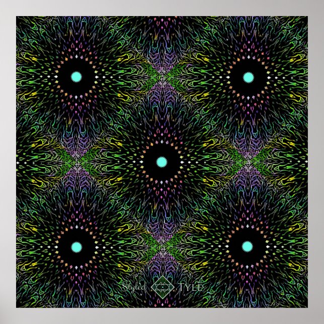 Trippy Tapete Poster (Vorne)
