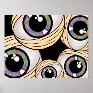 Trippy Third Eye Poster