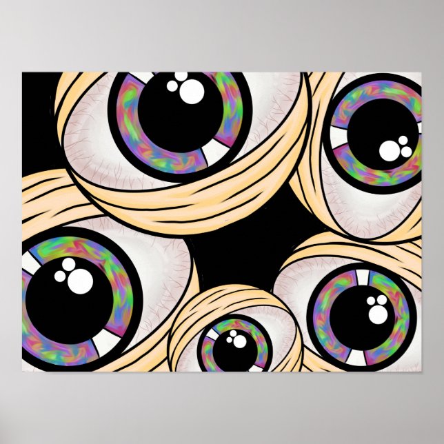 Trippy Third Eye Poster (Vorne)