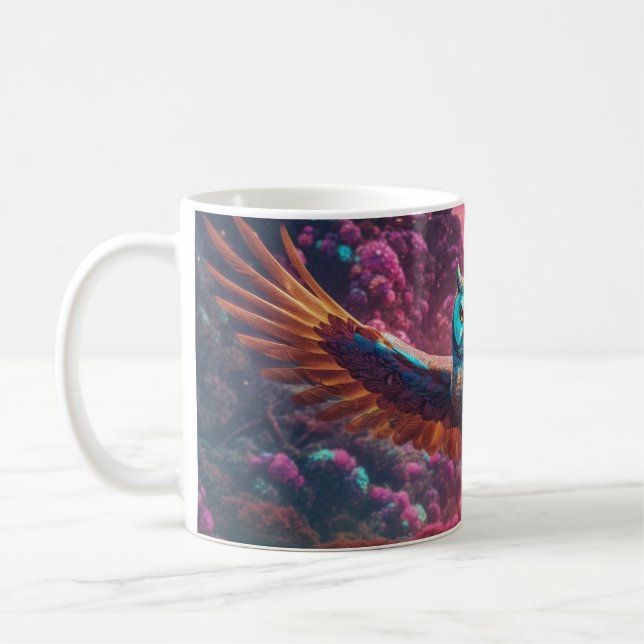 Trippy-Uhu Kaffeetasse (Links)
