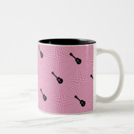 Trippy Ukulele Tasse Pink