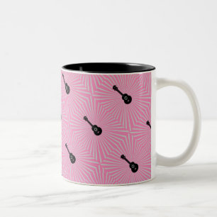 Trippy Ukulele Tasse Pink