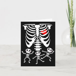Trippy Vaporwave Boo Ghost Halloween Brustkrebs Karte