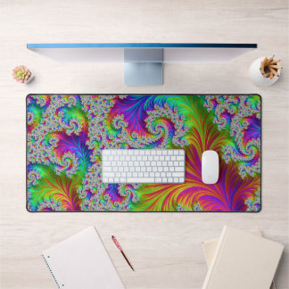 Trippy Vibrant Knallig Trippy Regenbogen Spiral Fr Schreibtischunterlage