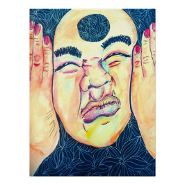 Trippy Whimsical Surreal Art | Stuck Poster