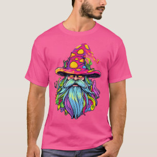 Trippy Wizard Forest Party Psychedelic Edm Rave T-Shirt