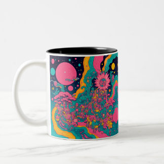Trippy Zweifarbige Tasse