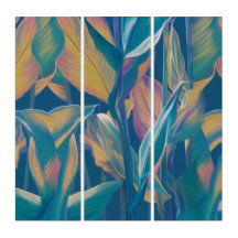 Triptych Art Decor Living Room Office Dining