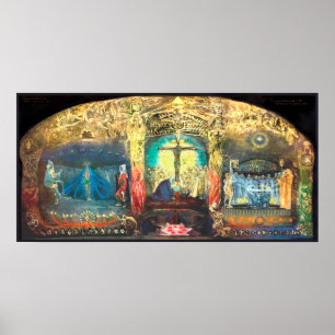Triptych Grail von Anna May - Rudolf Steiner Poster