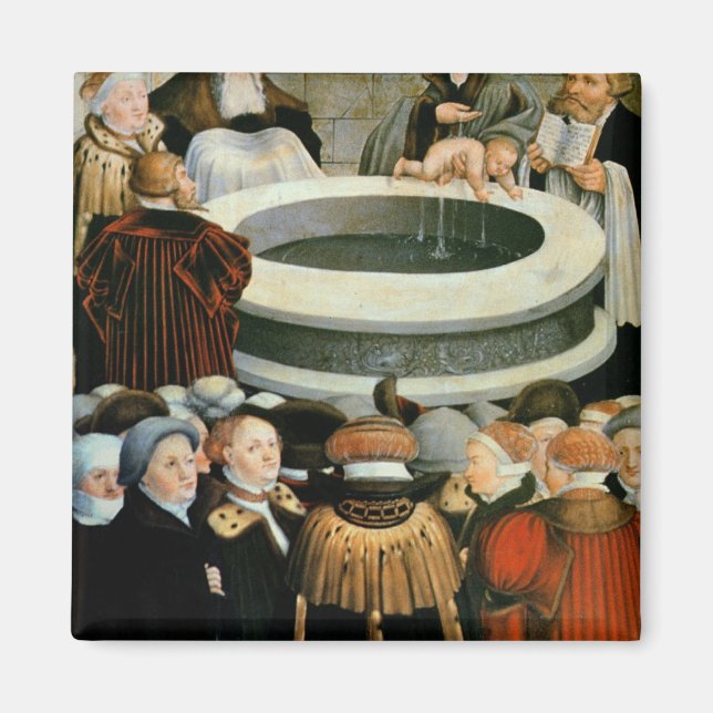 Triptych, links Panel, Philipp Melanchthon Magnet (Vorne)