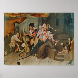 Triptychon der Temptation von St. Anthony Poster