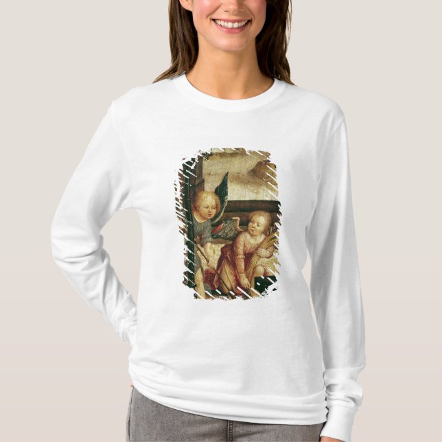 Triptychon der Verehrung des Kindes T-Shirt (Vorderseite)