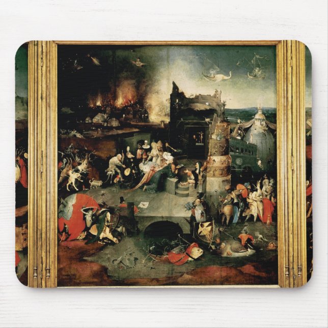 Triptychon: Die Versuchung von St Anthony Mousepad (Vorne)