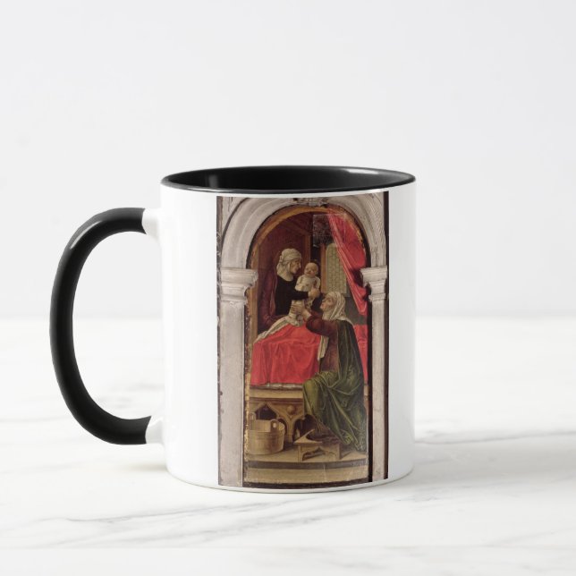 Triptychon Madonnas des Misericordia, 1473 Tasse (Links)