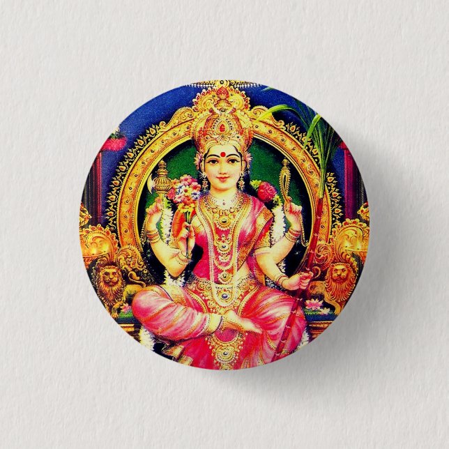 Tripura Sundari (Lalita) Button (Vorderseite)
