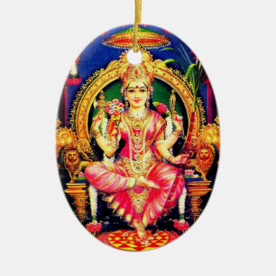 Tripura Sundari (Lalita) Keramik Ornament