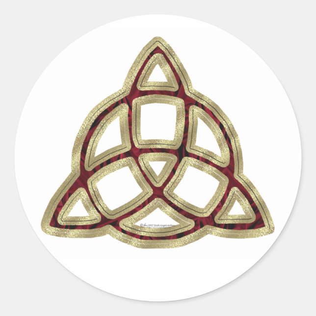Triquetra Aufkleber (Vorderseite)
