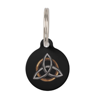 Triquetra (Brown/Silber) Tiermarke