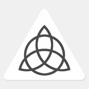 Triquetra Dreieckiger Aufkleber