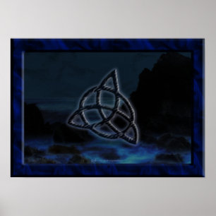 Triquetra Druck Poster