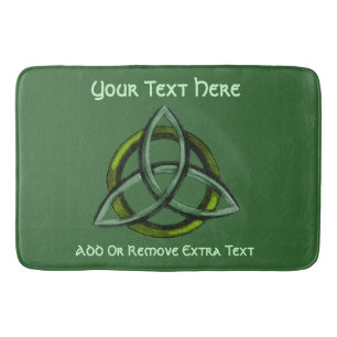 Triquetra (Grün) Badematte