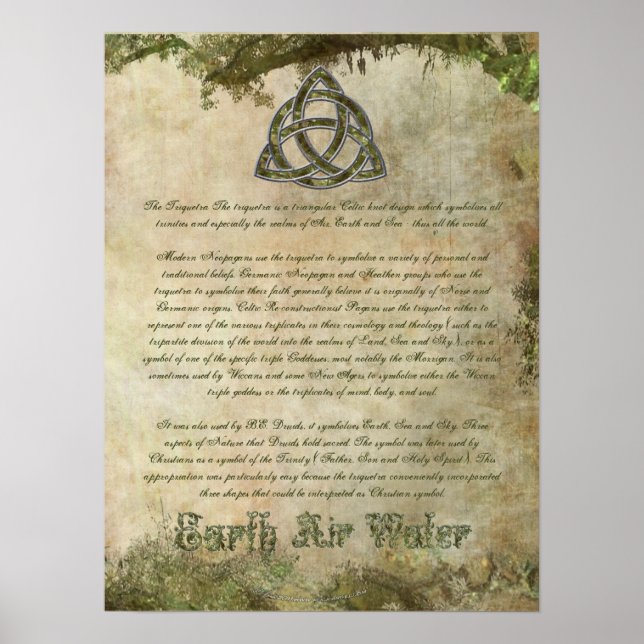Triquetra Informational Poster (Vorne)
