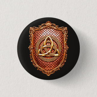 Triquetra Mystischer Heraldik Button