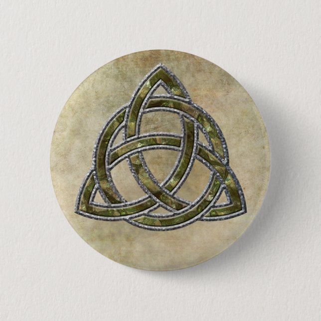 Triquetra Natural Button (Vorderseite)