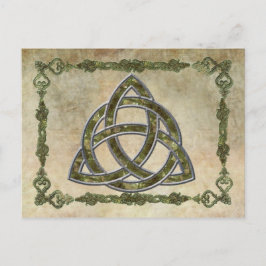 Triquetra natürlich postkarte