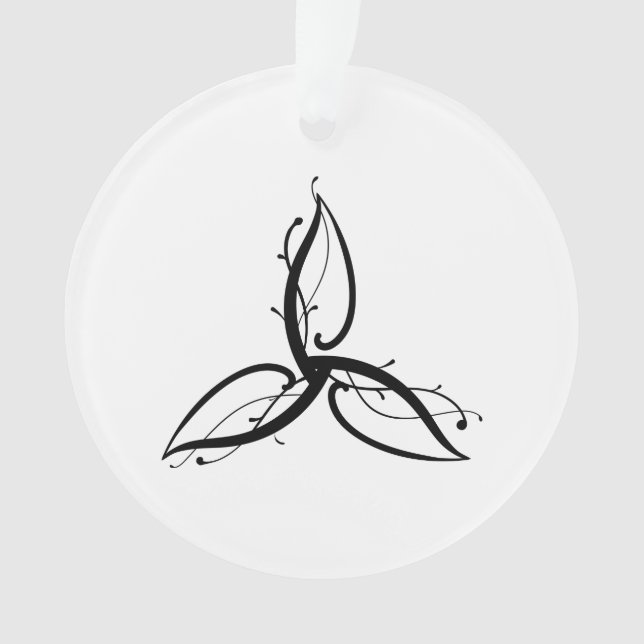 Triquetra Odin Norse Wicca Symbol Ornament (Vorderseite)