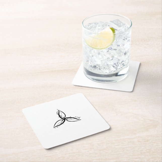 Triquetra Odin Norse Wicca Symbol Rechteckiger Pappuntersetzer (Vor Ort)