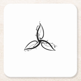 Triquetra Odin Norse Wicca Symbol Rechteckiger Pappuntersetzer