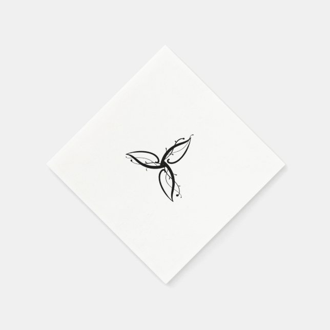 Triquetra Odin Norse Wicca Symbol Serviette (Ecke)