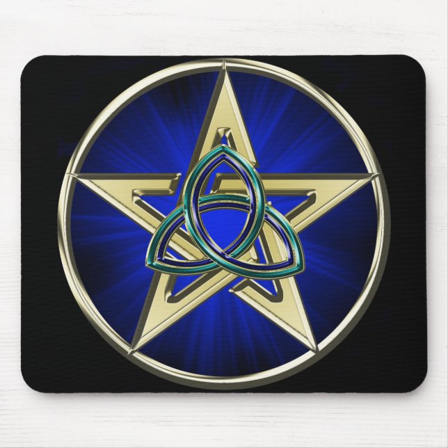 Triquetra Pentagram Mousepad (Vorne)